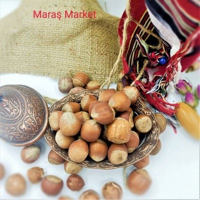 Maras Market - Doğal (Çiğ) Kabuklu Fındık 500 Gr