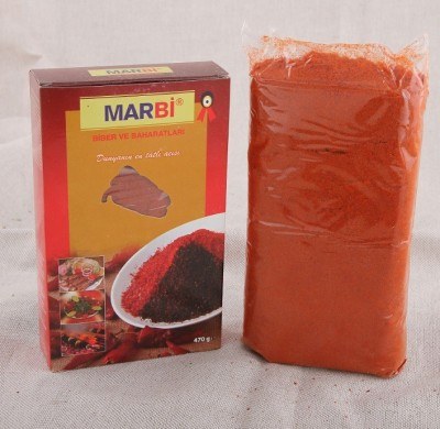 Kahramanmaraş Acı Kırmızı Toz Biberi (450 gr) -Marbi - Marbi