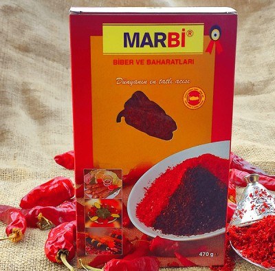 Marbi - Kahramanmaraş Kırmızı Pul Biber (450 gr) -Marbi-Halis